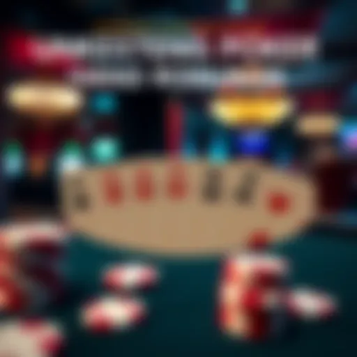 Visual representation of poker hand rankings