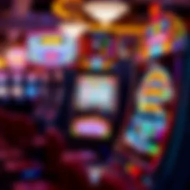 Vibrant slot machine display at Ignition Casino