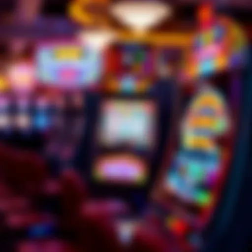 Vibrant slot machine display at Ignition Casino