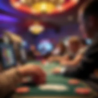 Advanced online poker tactics in play