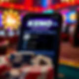 Screenshot of Keno USA app interface showcasing game options