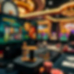 A luxurious online casino interface showcasing a variety of games