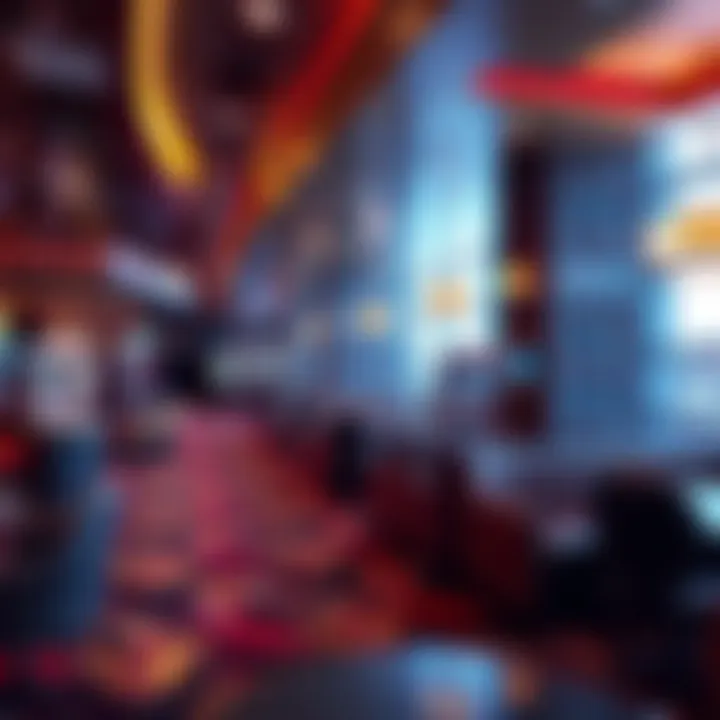 Relaxing lounge area within Leelanau Sands Casino