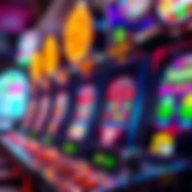 Visual representation of payout structures in local slots