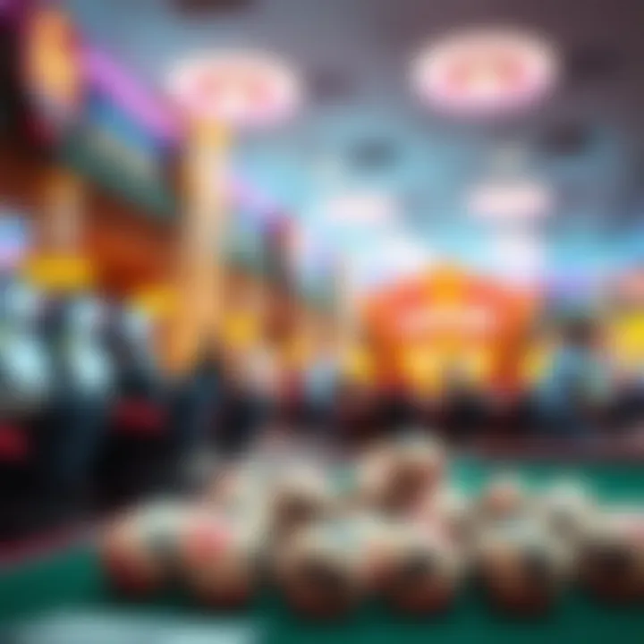 Illustration depicting the socio-economic impact of the lottery in Massachusetts