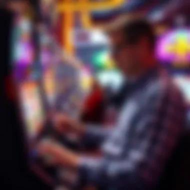 A strategic player analyzing a slot machine's paytable