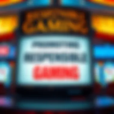 A responsible gaming message promoting safe play