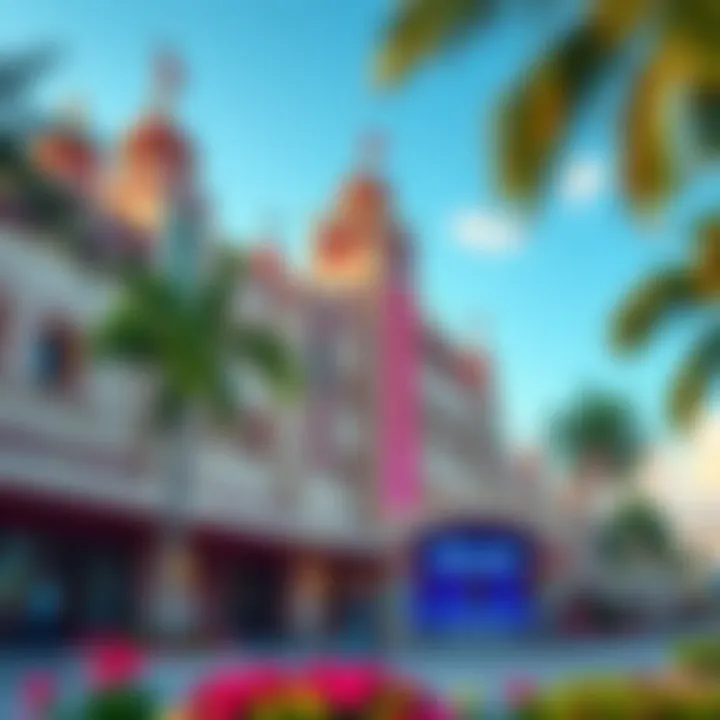 Exterior view of the Miccosukee Indian Casino showcasing its unique architecture.