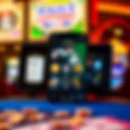 User interface of the Michigan Daily Lottery App showcasing its main features