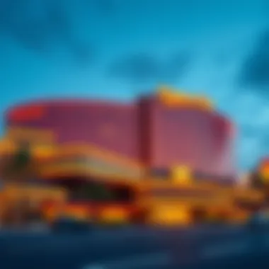 Exterior view of Mohegan Sun Las Vegas showcasing its unique architectural design