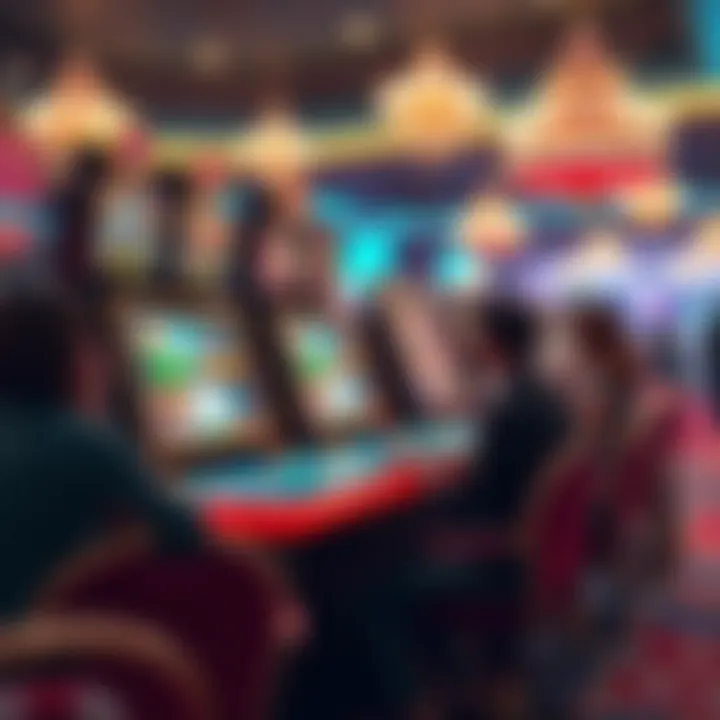 Conceptual illustration of skill-based gaming and revenue generation