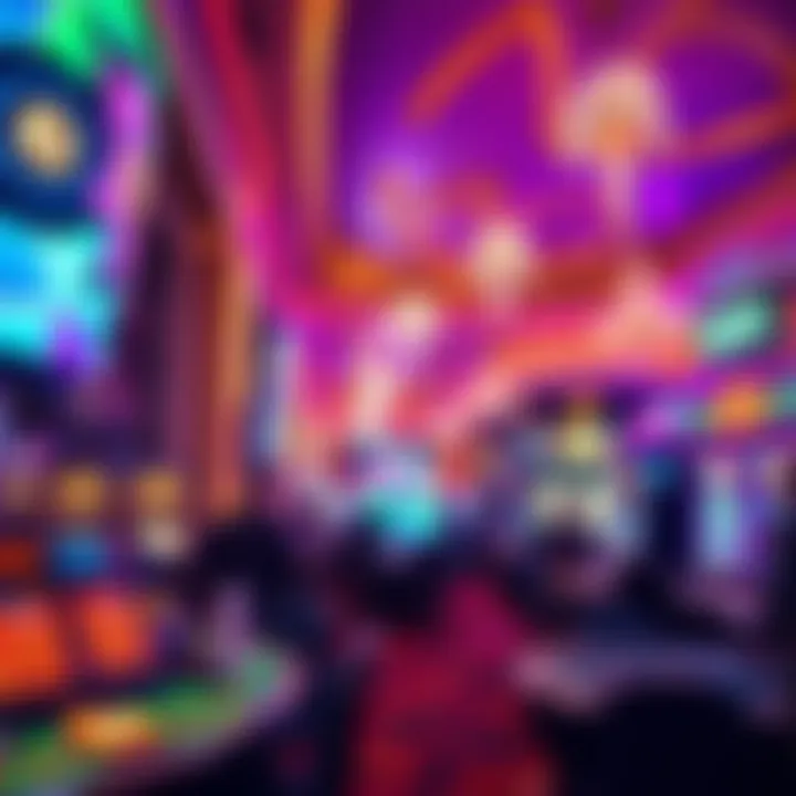 Luxurious casino interior showcasing vibrant gaming atmosphere