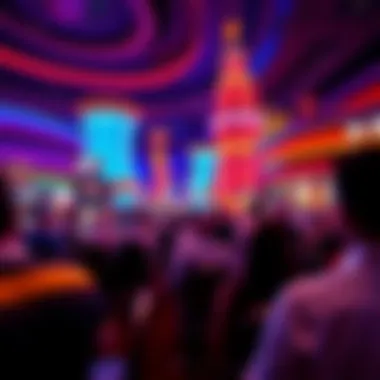 Crowd Enjoying Entertainment at the Casino Crowd enjoying entertainment at the casino