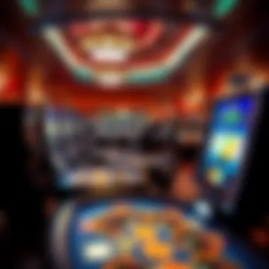 Inside View of Gaming Tables Inside view of gaming tables