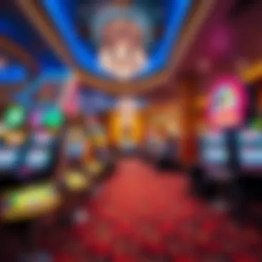 Inside Chukchansi Casino: A Vibrant Gaming Experience Interior of Chukchansi Casino showcasing vibrant gaming floor