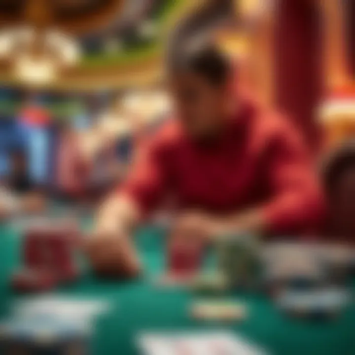 A concept image showing responsible gambling practices.