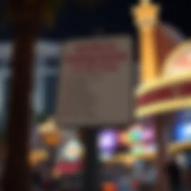 Guide sign indicating different parking choices available