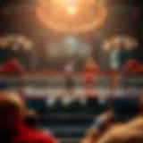 Betting Odds in Boxing Matches An overview of a boxing match with betting odds displayed