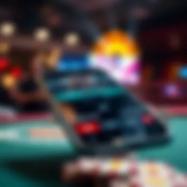 A close-up of a smartphone showcasing a boxing betting app interface