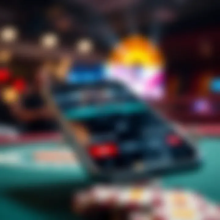 A close-up of a smartphone showcasing a boxing betting app interface