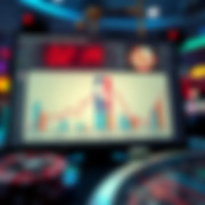 Analytics in NBA Betting An analytical graph showcasing NBA statistics and betting trends.