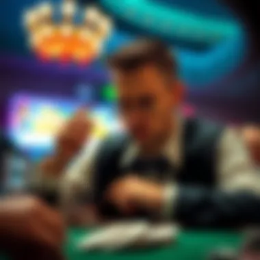 Psychological Factors in Gambling A visual representation of emotions related to gambling decisions.