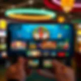 User interface of the Ocean Online Casino NJ app showcasing games and features