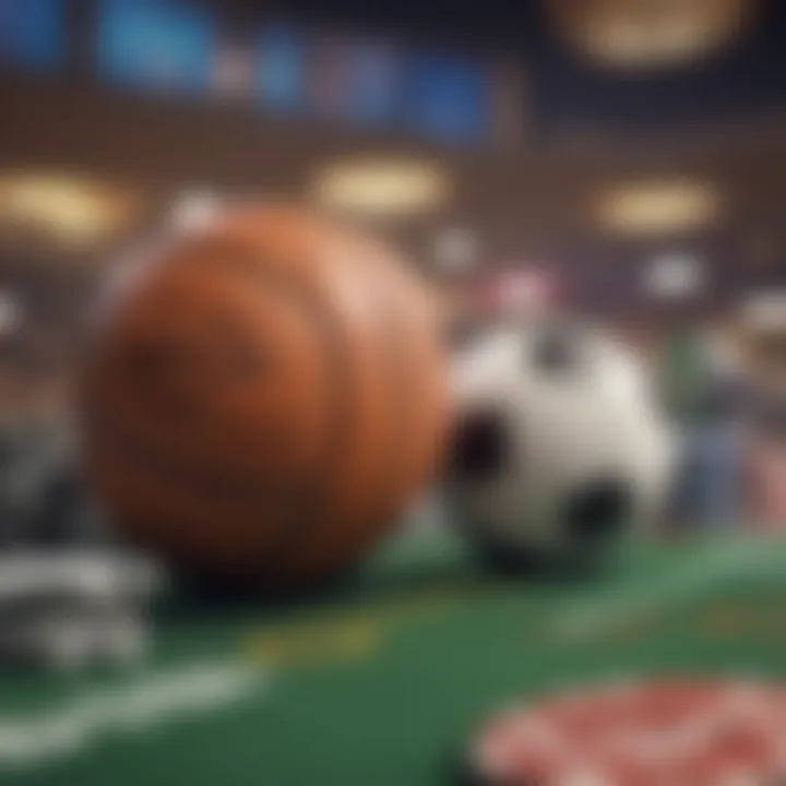 An infographic depicting different types of sports bets