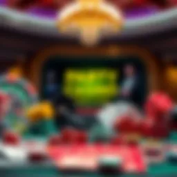 Colorful representation of various casino bonus codes