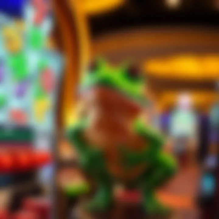 Visual depiction of player psychology related to slot machine engagement