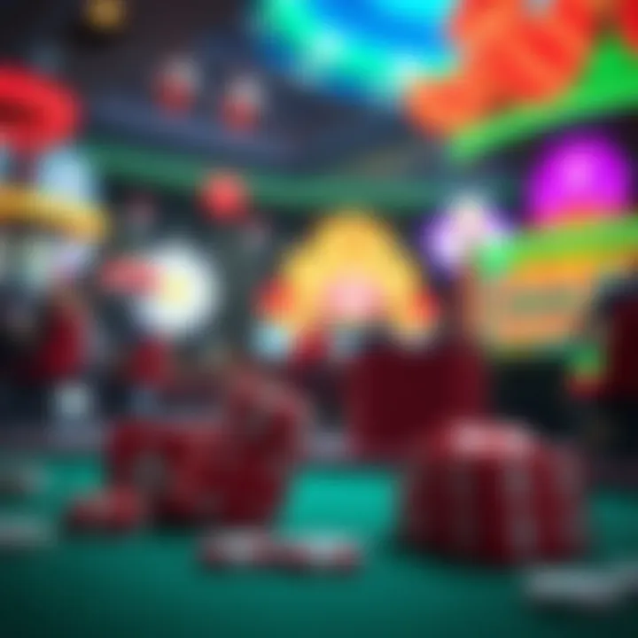 Visual representation of gaming bonuses