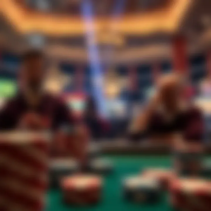 Visual representation of poker economic impact