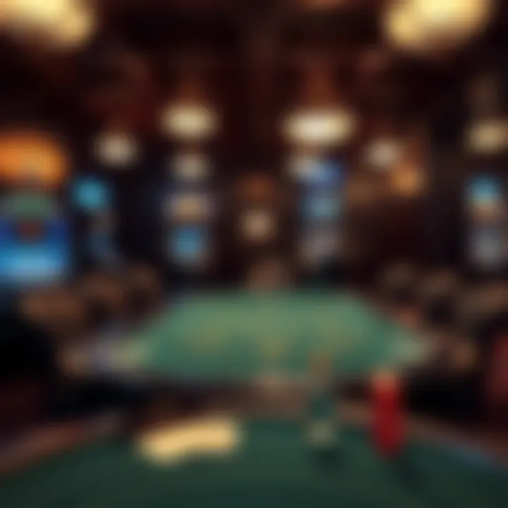 Historic poker table in Michigan casino