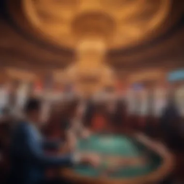 Thrilling Live Entertainment at Resorts World Casino Live entertainment stage featuring a vibrant performance