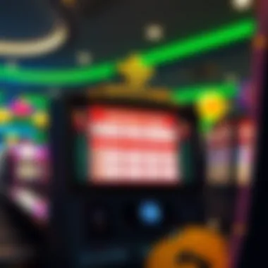 Reward codes displayed on a digital screen