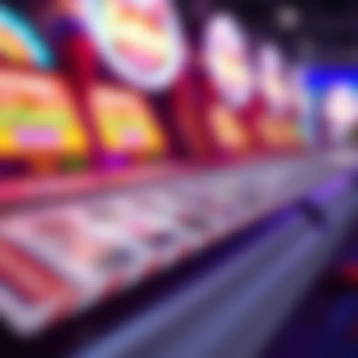 A close-up view of a scratch-off ticket revealing hidden prizes.