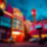 Sincity Casino exterior showcasing its vibrant architecture