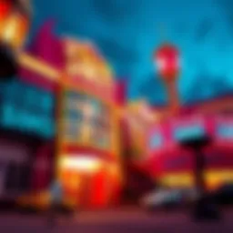 Sincity Casino exterior showcasing its vibrant architecture