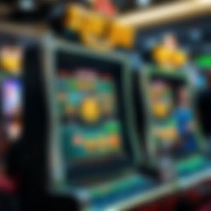 Gameplay interface showcasing slot mechanics