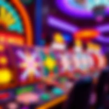 Colorful display of Starburst slot symbols