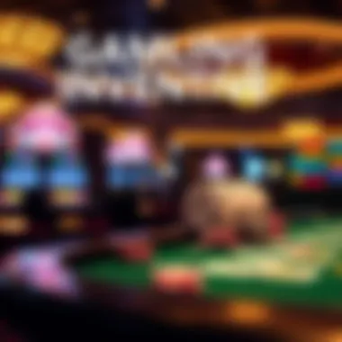 Graphics showcasing gambling incentives for players