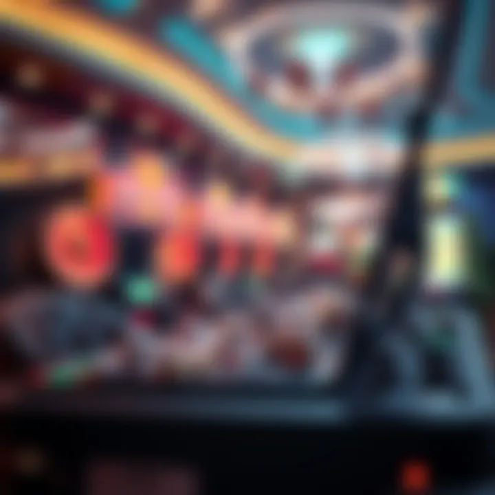 Conceptual depiction of various online money-making methods