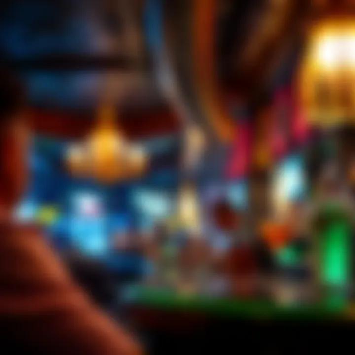 Experience the Vibrant Cocktail Bar Scene Vibrant cocktail bar atmosphere in Las Vegas