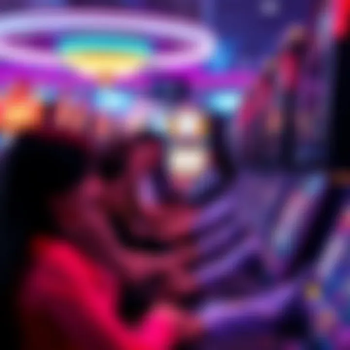 A social gaming environment where players interact while enjoying slot videos