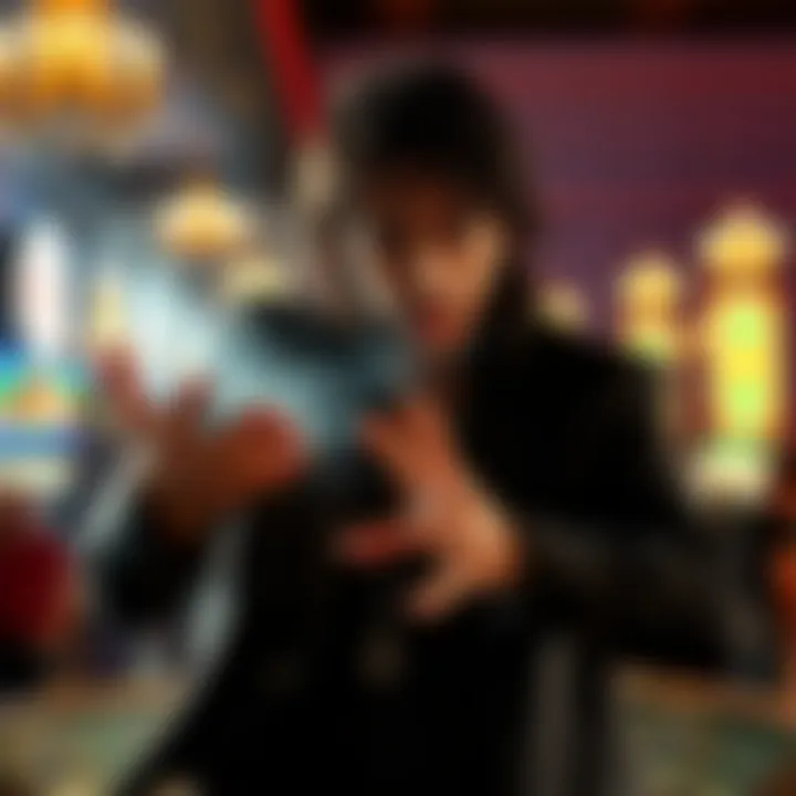 Criss Angel performing a breathtaking illusion