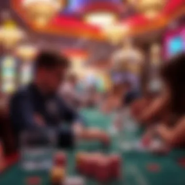 Psychological effects of scent on players in a vibrant casino