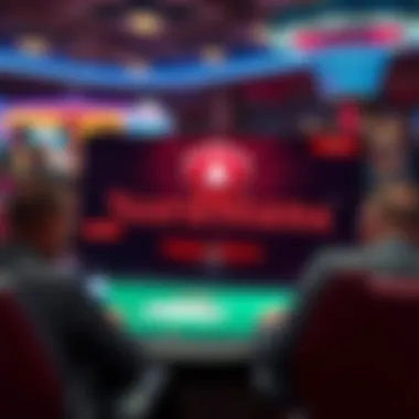 User interface of PokerStars with VPN integration