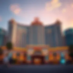 The iconic façade of MGM Macau showcasing its architectural brilliance