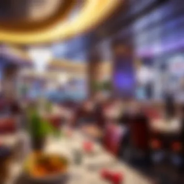 Luxurious dining area offering a variety of culinary delights