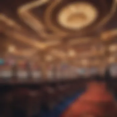 The Thrill of the Casino Atmosphere A vibrant casino floor bustling with excitement